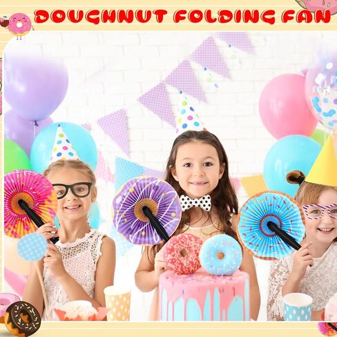 Taiyin 24 Pcs Paper Hand Fans Decorative Folding Fans Round Shaped Accordion Handheld Fans with Handle for Summer Wedding Baby Shower Birthday DIY Crafts Gift Party Supplies (Ocean Theme) in Saudi Arabia