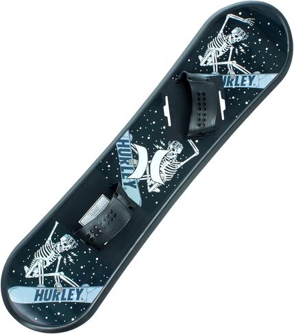 Hurley Kids' Snowboard - Beginner Outdoor Snowboard, Adjustable Binders - Heavy Duty Freeride Snowboard for Kids, 37"-42" in Saudi Arabia