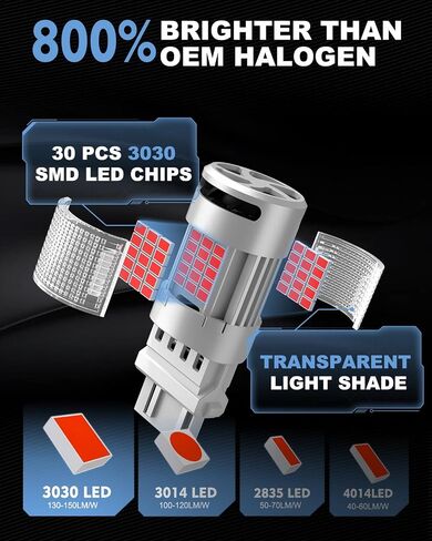 921 912 LED Bulb White W16W T15 Bulb in Saudi Arabia