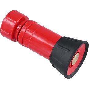 Heavy Duty Fire Hose Nozzle 1 Inch For NSTNH Thermoplastic High Pressure Spray Nozzle For Industrial Firefighting Pumper Sprinkler Wide-Area Coverage Easy Control Red in Kuwait