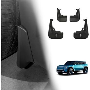 BestEvMod Rear Mud Flaps Splash Guards Compatible with Chevrolet Silverado EV 2024 2025 Accessories Fender Dirt Protection Winter Sediment Dirt Protection No Need to Drill Holes Set of 2 Rear Only in Kuwait