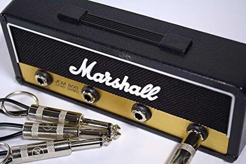 Pluginz - Marshall JCM800 Jack Rack 2.0 - Includes 4 Guitar Plug Keychains Black/Gold in Kuwait