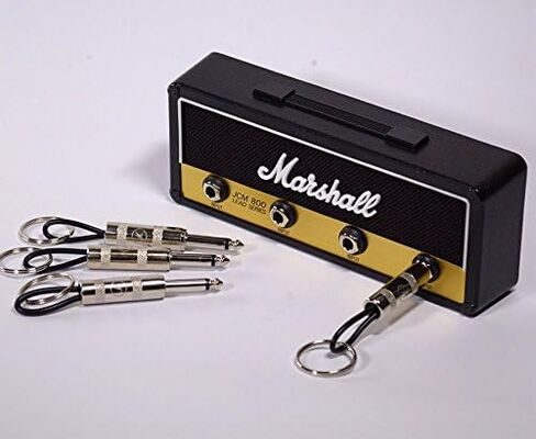 Pluginz - Marshall JCM800 Jack Rack 2.0 - Includes 4 Guitar Plug Keychains Black/Gold in Kuwait