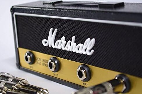 Pluginz - Marshall JCM800 Jack Rack 2.0 - Includes 4 Guitar Plug Keychains Black/Gold in Kuwait