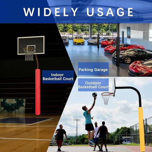 Basketball Pole Padding 72" Heavy Duty Safety Pad for 3-5" Round Poles, Waterproof & Durable – Gym, Garage, Playground Protection in Saudi Arabia