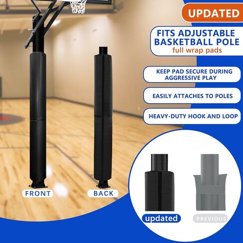 Basketball Pole Padding 72" Heavy Duty Safety Pad for 3-5" Round Poles, Waterproof & Durable – Gym, Garage, Playground Protection in Saudi Arabia