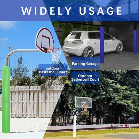 Basketball Pole Padding 72" Heavy Duty Safety Pad for 3-5" Round Poles, Waterproof & Durable – Gym, Garage, Playground Protection in Kuwait