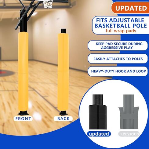 Basketball Pole Padding 72" Heavy Duty Safety Pad for 3-5" Round Poles, Waterproof & Durable – Gym, Garage, Playground Protection in Kuwait
