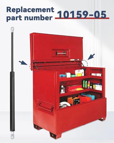 دعامات الغاز صدمات الدعم الربيع يناسب صندوق أدوات البيانو Delt Jobox Piano القديم ، و Swits Snrots Shocks تحل محل 10159-05 ، 2pcs in Saudi Arabia