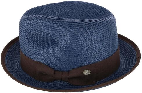 Men's Fedora with Contrast Band and Trim in Kuwait