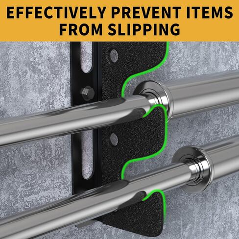 Olympic Wall Mounted Barbell Storage Rack Holder Stand Hanger, Wall Mounted Weight Dumbbell Rack for Olympic Barbell, Curl Bar, Commercial or Home Gym Accessory in Saudi Arabia