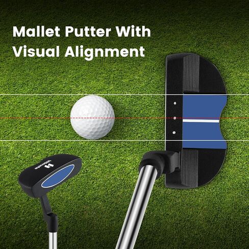 يتضمن Tangkula Junior Golf Club للأطفال يمينًا يمينًا ، ويشمل #3 Fairway Wood & #7/ #9 Irons ، و cover ، وغطاء الرأس ، وغطاء المطر ، وحفلة الجولف ، مثالية للأطفال ، الأطفال in Kuwait