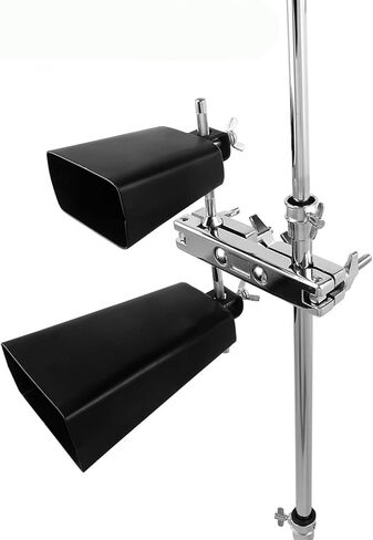 Metal Iron Cowbell 8 Inch, Cow Bell Large Noise Makers Hand Percussion Music Cow bell with Stick and Handle for Drum Set, Metal Steel Instrument Cowbell for Sporting Event, Party Concert, Wedding in Saudi Arabia