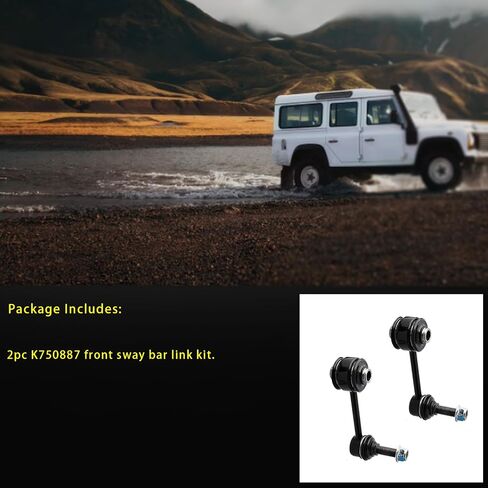 Front Sway Bar Link Kit 2pc K90250 for Toyota Tacoma 1995 1996 1997 1998 1999 2000 RWD, Suspension Stabilizer Bar End Links for Toyota Tacoma RWD Only in Saudi Arabia