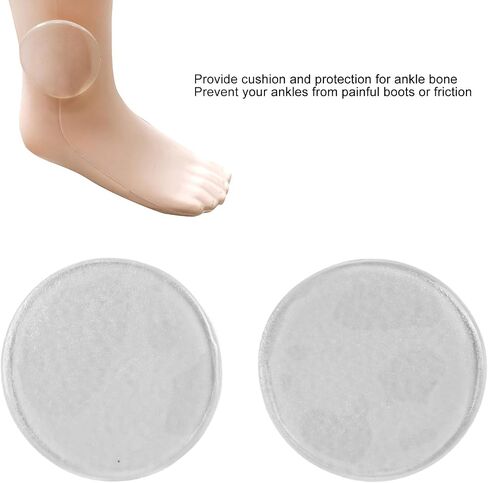 Ankle Gel Cushion Pads Ankle Gel Discs Ankle Gel Pads Relieve Pressure Improve Circulation with Soft Gel Material for Ice Skating Hockey Roller Skates Skiing Hiking in Saudi Arabia