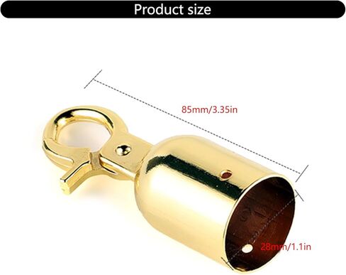 2pieces Sturdy Stainless Steel Rope End Caps with Hook Designs for Securing Hemped and Fence Rope in Outdoor Setting in Kuwait