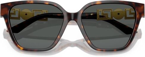 Versace Woman Sunglasses Black Frame, Dark Grey Lenses, 56MM in Kuwait