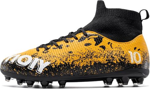 Unisex-Child Soccer Cleats High-top Youth Football Training Shoes in Saudi Arabia