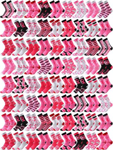Shinymoon 72 Pairs Independence Day Socks Bulk for Men Women American Flag 4th of July Crew Socks Patriotic Party in Saudi Arabia