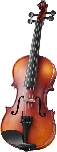 Vevor Violin 4/4 الحجم الكامل للبالغين ، كمان كمان من الكمان الطالب المبتدئين مع حالة صعبة ، روزن ، القوس ، الراحة في الكتف ، الجسر ، الأوتار الإضافية ، أداة الخشب الصلبة المهنية (بني لامع) in Saudi Arabia