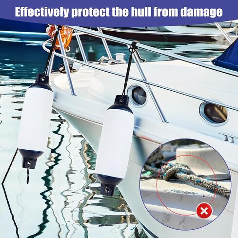 Boat Dock Line Chafe Guard (2 Pack) - Heavy-Duty PVC Marine Rope Protector, Universal Fit for 3/8" to 5/8" in Saudi Arabia