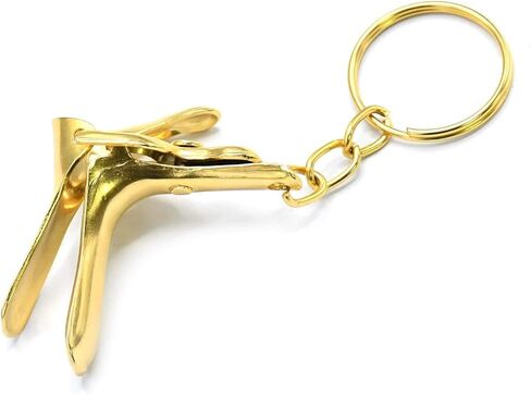 Gold Acculum Keychain Stainless Steel - هدية للطبيب والقابلة in Saudi Arabia