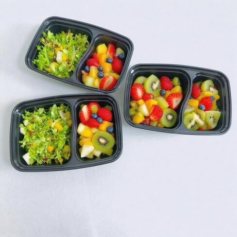 60 حزمة 28 أوقية ， حاويات إعداد وجبة 2-مكونات ، صندوق بنتو يمكن التخلص منه ، وحاوية تخزين الطعام الكثيفة الضخمة ، والبلاستيك تأخذ الحاويات القابلة للتكديس ، والميكروويف ، والتجميد. in Kuwait