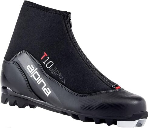 Alpina T 10 NNN Cross Country Ski Boots 2022-46/Black-Red in Saudi Arabia