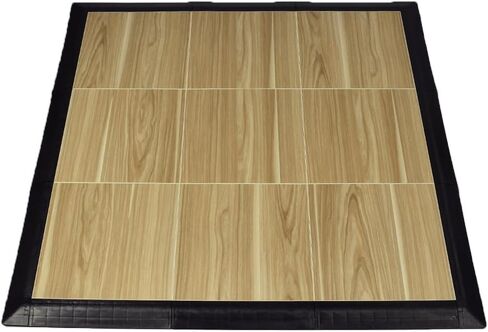 Greatmats Portable Dance Floor 3x3 Ft Kit, Wood Grain Vinyl Tap Dance 9 Pack in Kuwait