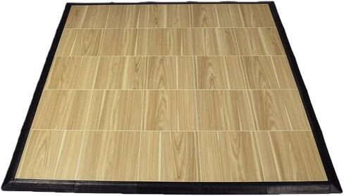 Greatmats Portable Dance Floor 5x5 Ft Kit, Wood Grain Vinyl Tap Dance 25 Pack in Saudi Arabia