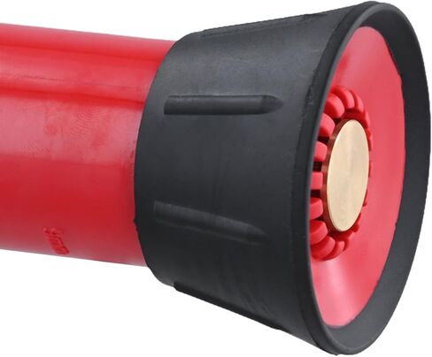 Heavy Duty Fire Hose Nozzle 1 Inch For NSTNH Thermoplastic High Pressure Spray Nozzle For Industrial Firefighting Pumper Sprinkler Wide-Area Coverage Easy Control Red in Kuwait