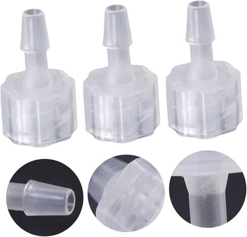 Valiclud 8pcs Luer Lock Hose Adapter Kit PP موصلات مضمّنة مع مقرنات كيميائية ومقاومة لتصميم الخطاف المقلوب للاستخدام الصناعي والحرف اليدوية in Kuwait