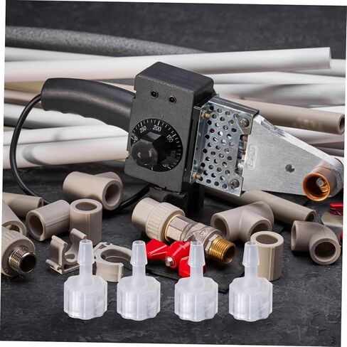 8pcs Luer Lock Hose Coupling Adapter PP Plastic Pipe Connectors with Inverted Hook Design Chemical Resistant Lightweight and Portable for Industrial and Craft Use in Saudi Arabia