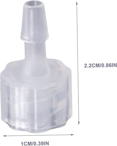 8pcs Luer Lock Hose Coupling Adapter PP Plastic Pipe Connectors with Inverted Hook Design Chemical Resistant Lightweight and Portable for Industrial and Craft Use in Saudi Arabia