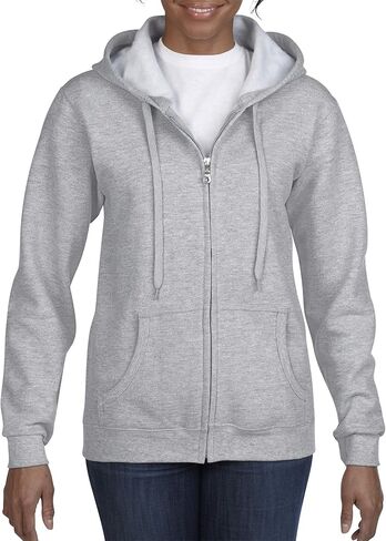 Gildan Women's Full Zip Hooded Sweatshirt in Kuwait