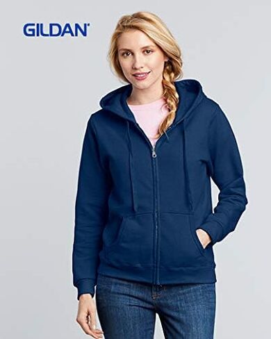 Gildan Women's Full Zip Hooded Sweatshirt in Kuwait
