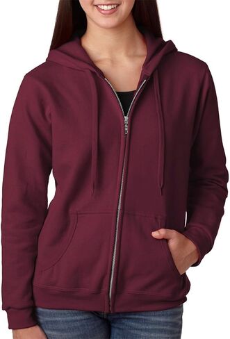 Gildan Women's Full Zip Hooded Sweatshirt in Kuwait