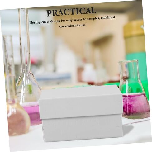 LIFKOME 49Grid Microcentrifuge Tube Freezer Box Cryogenic Storage Organizer for with for Laboratory Use in Saudi Arabia