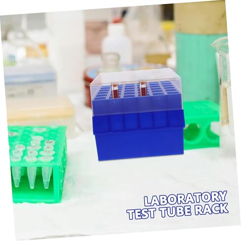 صندوق التخزين المبرد البلاستيكي المبرمج مع أنابيب microcentrifuge ذات درجات حرارة منخفضة حامل قارورة مختبر لإدارة العينة وتجميد التخزين in Kuwait