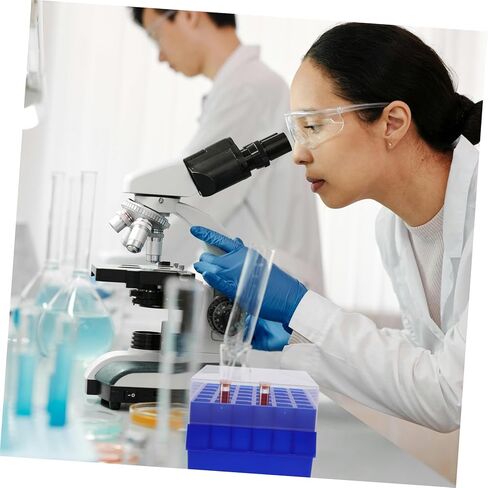 صندوق التخزين المبرد البلاستيكي المبرمج مع أنابيب microcentrifuge ذات درجات حرارة منخفضة حامل قارورة مختبر لإدارة العينة وتجميد التخزين in Kuwait