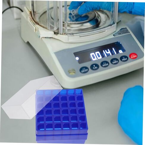 صندوق التخزين المبرد البلاستيكي المبرمج مع أنابيب microcentrifuge ذات درجات حرارة منخفضة حامل قارورة مختبر لإدارة العينة وتجميد التخزين in Kuwait