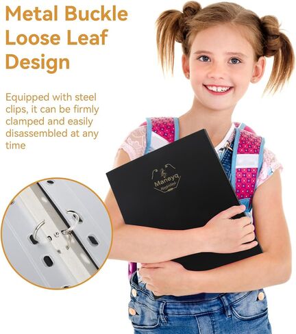 Sheet Music Folder, 4 Pages Expand Music Binder Black Choir Folder for Musician and Stage Performance, Hold 52 Pages A4 Size Sheets in Saudi Arabia