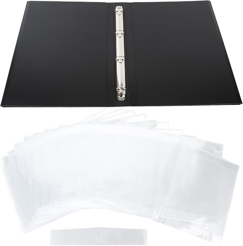 Sheet Music Folder, 4 Pages Expand Music Binder Black Choir Folder for Musician and Stage Performance, Hold 52 Pages A4 Size Sheets in Saudi Arabia