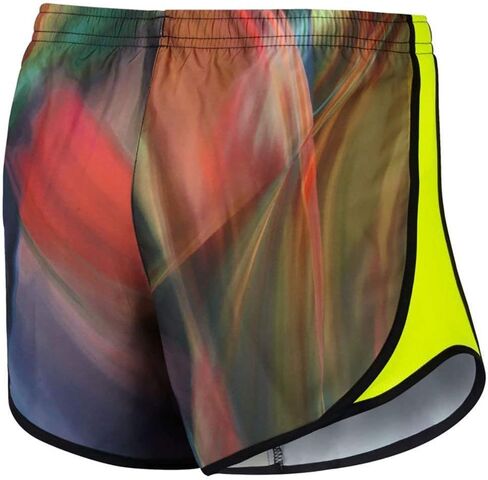 Nike Kids Girl's Dry Tempo Print Running Short (Little Kids/Big Kids) Barely Volt/Volt/Black XS (6X Little Kids) in Saudi Arabia