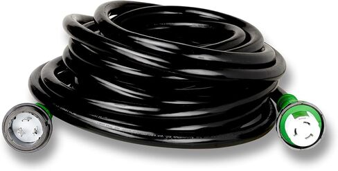 50 Amp Marine Shore Power Cord SS2-50P to SS2-50R - 50 Amp Shore Power Cord Boat Power Cable - 125/250V Marine Power Cord - 25Ft Boat Shore Power Cords - 50A 6/4 Male to Female Boat Power Cord in Kuwait