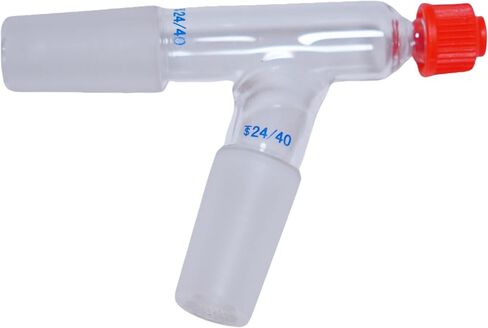 Laboratory Glass 3-Way Distilling Adapter Thermometer Adapter 24/40 (3-Way Thermometer Adapter) in Saudi Arabia