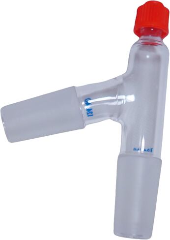 Laboratory Glass 3-Way Distilling Adapter Thermometer Adapter 24/40 (3-Way Thermometer Adapter) in Saudi Arabia