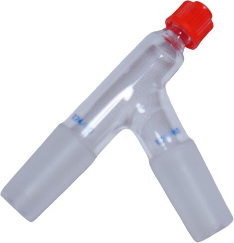 Laboratory Glass 3-Way Distilling Adapter Thermometer Adapter 24/40 (3-Way Thermometer Adapter) in Saudi Arabia