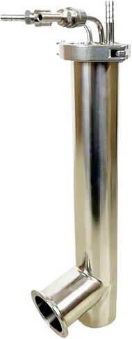 2 "Tri-clamp dephlegmmator/contenser مع التخزين المؤقت المائل مع نهاية مغلقة 1 ل dimroth ارتداد (نوع) in Kuwait