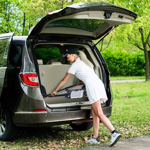 Tangkula Golf Push Push Cart ، عجلات خفيفة الوزن قابلة للطي 2 in Saudi Arabia